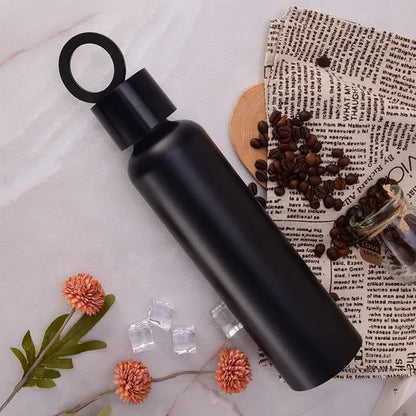 Premium Vacuum Insulated Smart Bottle | Built-in Phone Holder Stand (Leak-Proof)