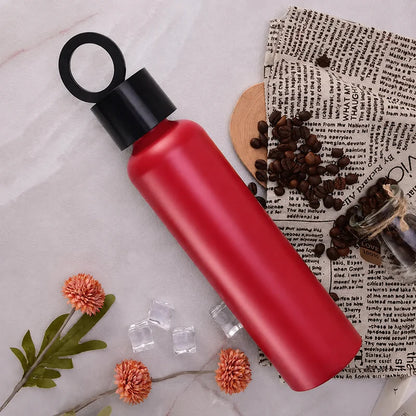 Premium Vacuum Insulated Smart Bottle | Built-in Phone Holder Stand (Leak-Proof)