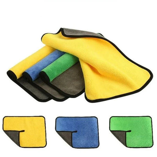 Professional Grade Dual-Sided Microfiber Detailing Towels – 60x60 cm (2-Pack